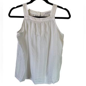 BCBGeneration Sleeveless White Top Size Small